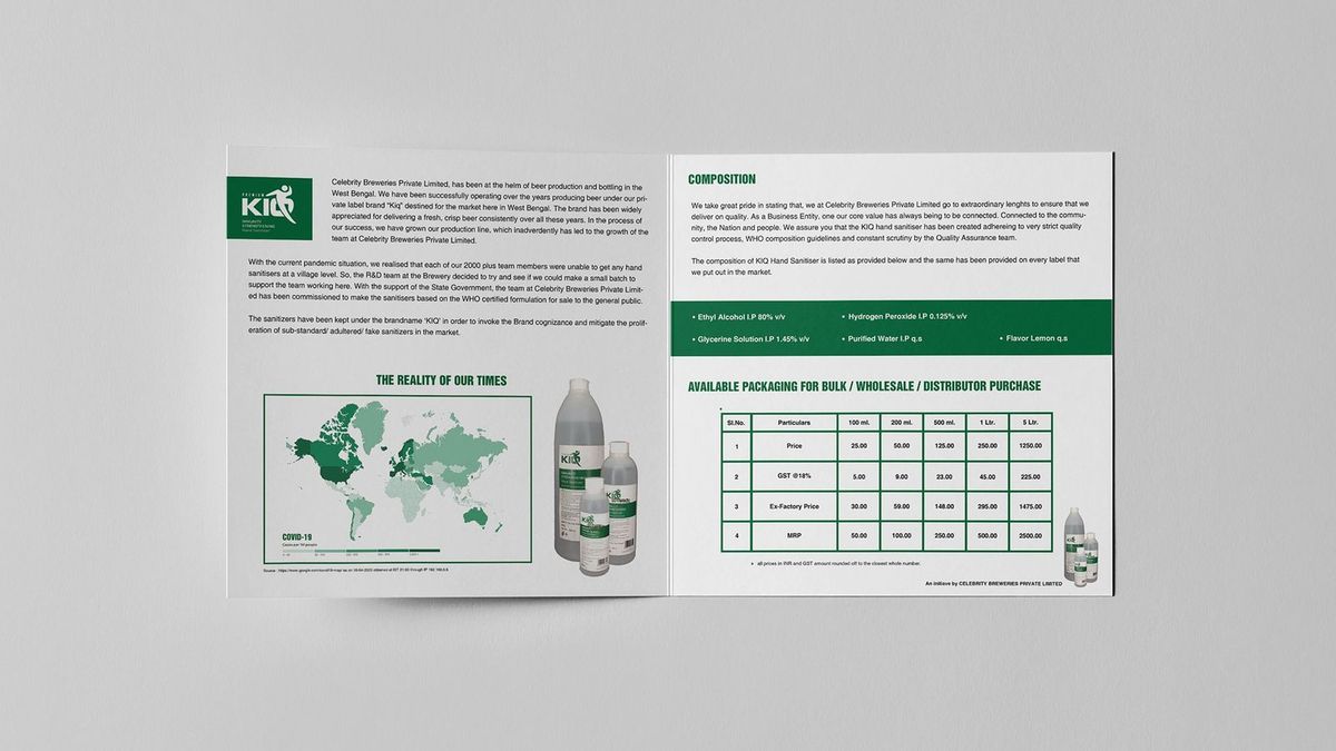 KIQ Sanitiser — visual 3